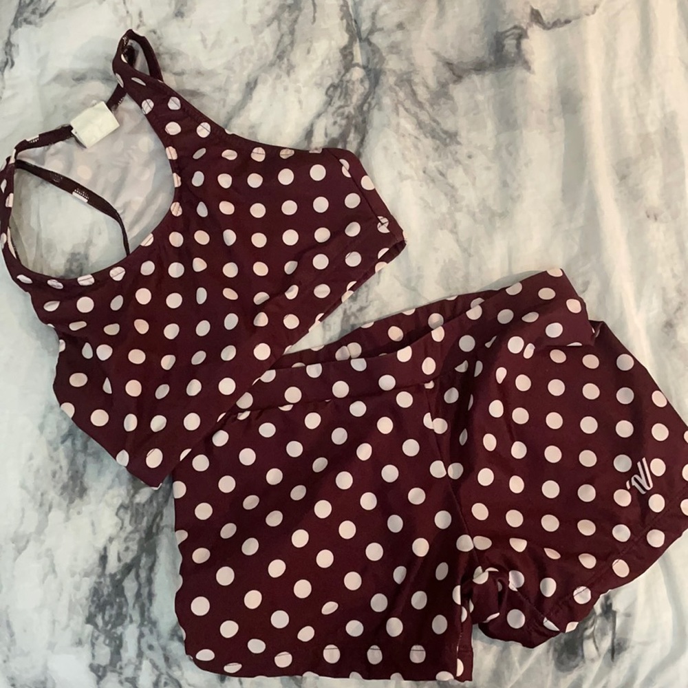 Varsity Cheer Sports bra and spandex set